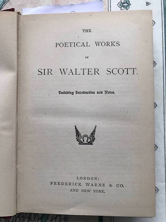 Libri: Walter Scott - Poetical Works – Usato da Estavayer-le-Lac venduto da mar_2s6b 3