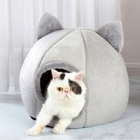 🎯NEU Rutschfest Katzenhöhle für Katzen - M
