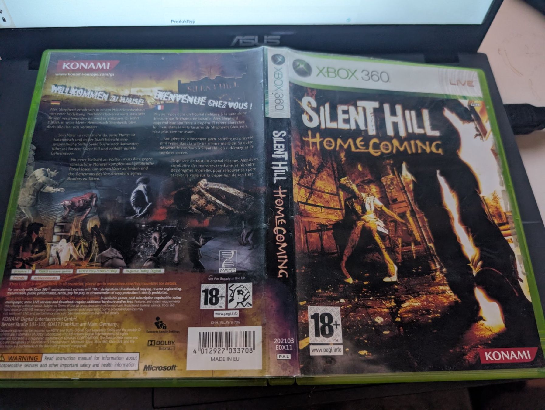 Sony Giochi: Silent Hill Homecoming Horror Xbox 360 Game CIB – Usato da Hünenberg See venduto da SpecialEditionGaming