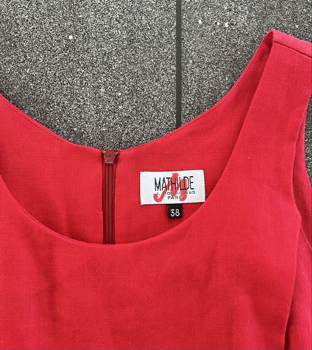 Vestiti: Tolles rotes Kleid Gr. 38 Marke Mathilde – Nuovo (secondo la descrizione) da Hünenberg See venduto da spartakus02 1