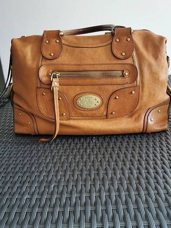 Bally Lederhandtasche  Cognac
