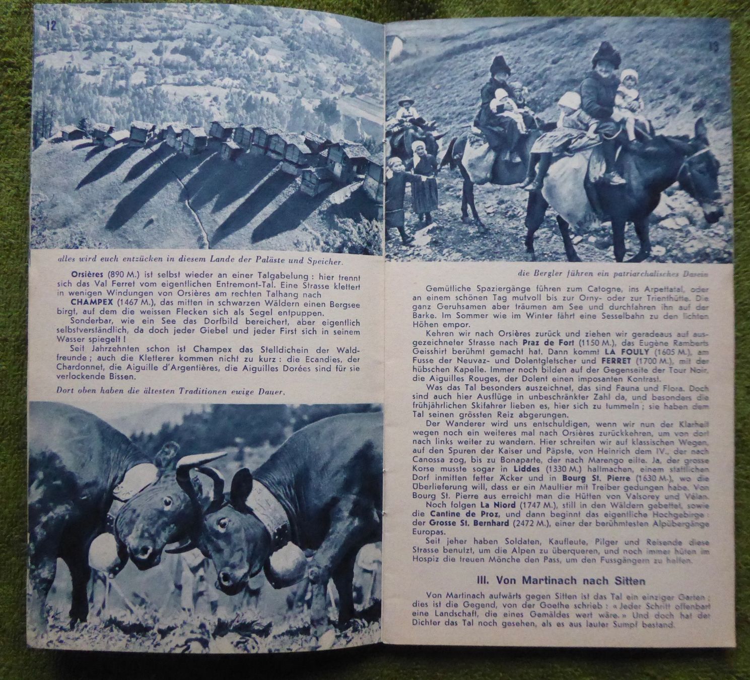 Dokumente: Das Wallis. Broschüre 1952 – Gebraucht aus Affoltern am Albis von Cadorso 3