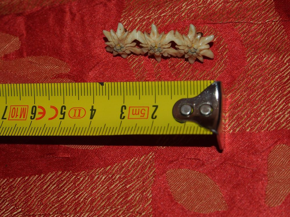 Broche Ancienne En Forme D'Edelweiss En Bakélite - Vintage, Occasion