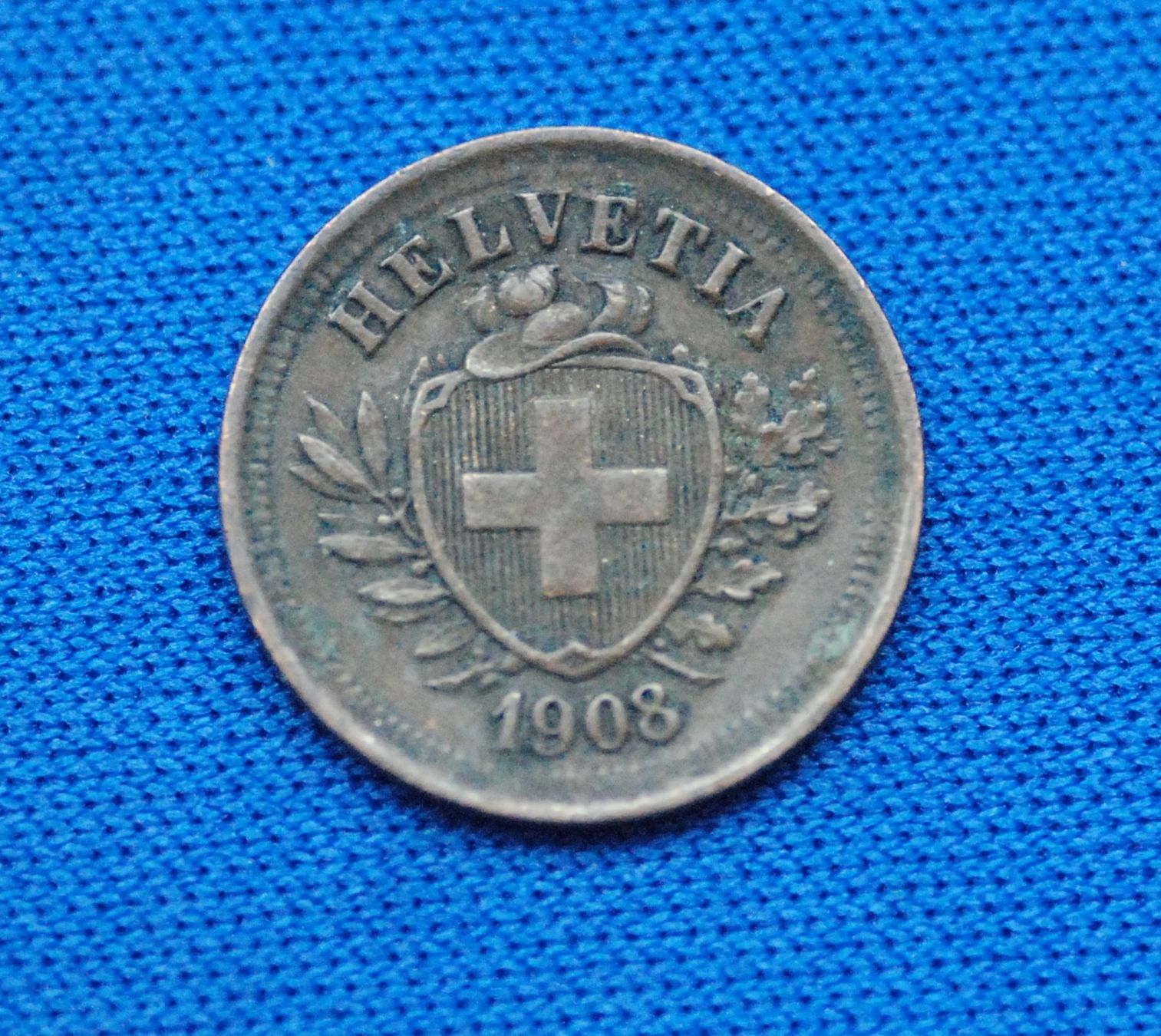 Tutti le monete: Uralter 1 Rappen, Jg. 1908 – Usato da Mühlethal venduto da sowato 2
