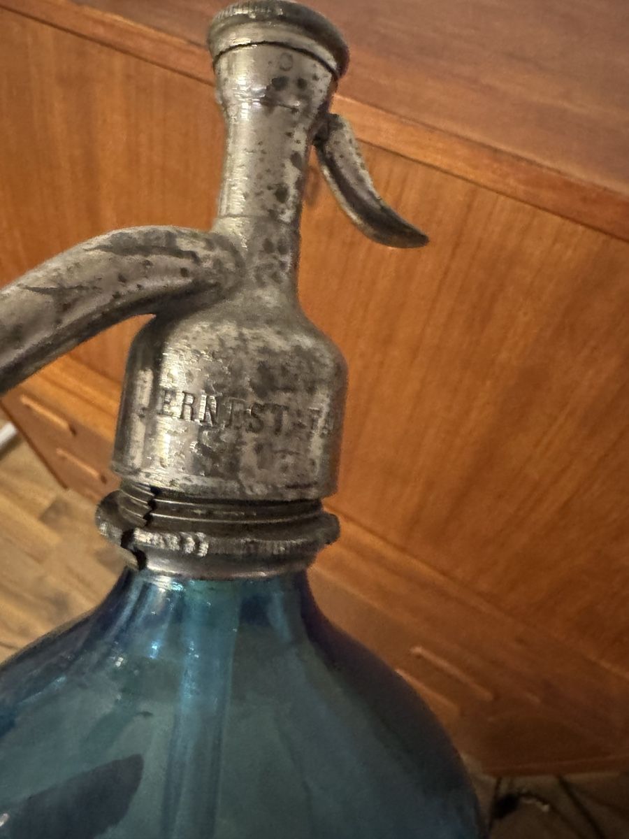 Bottiglie: Siphon vintage bleu Yverdon – Usato da Romont / BE venduto da kotao 2