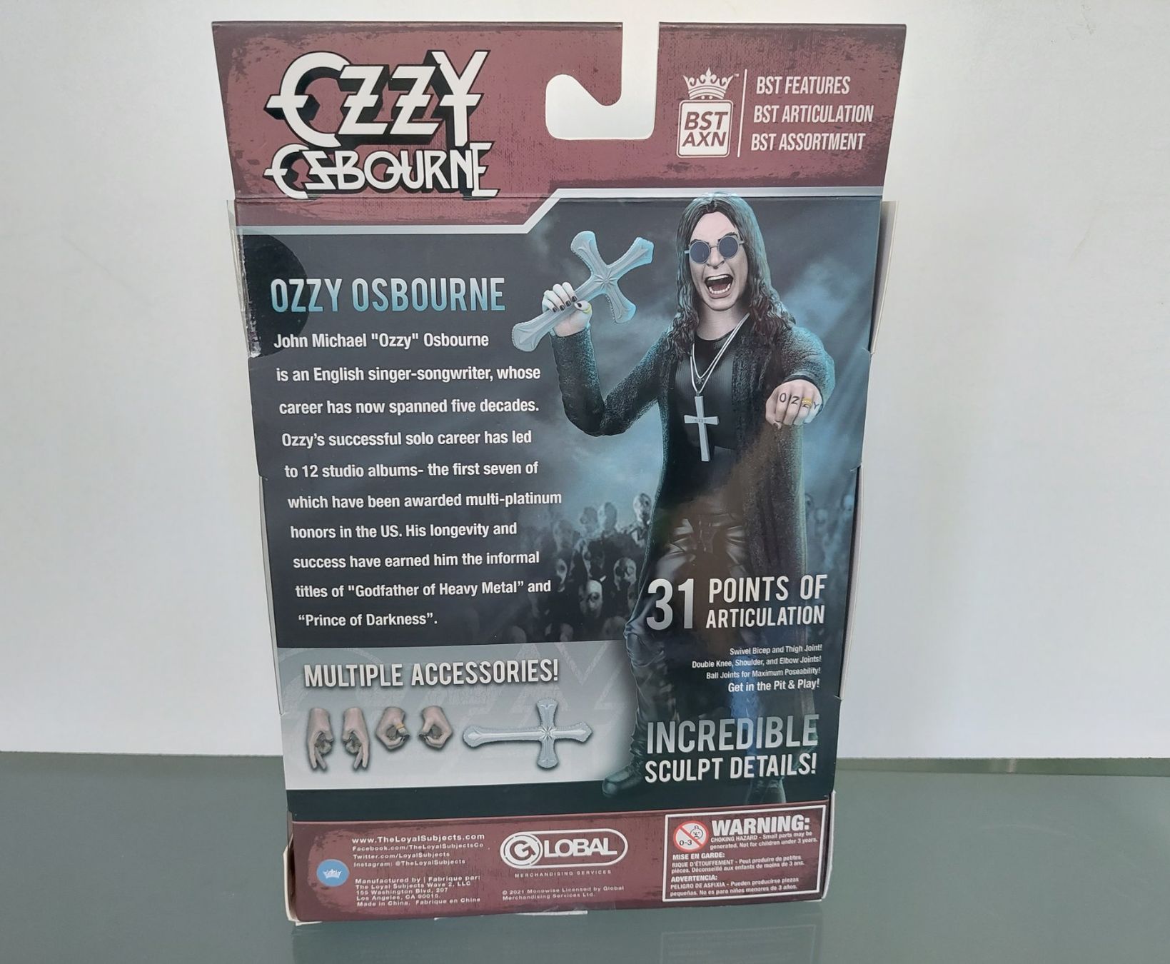 Figurines: Ozzy Osbourne - BST AXN Action Figur – Neuf avec emballage d'origine à Igis par magneto_hg 1