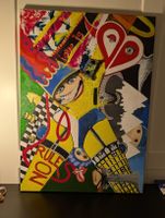 Abstraktes Gemälde „Liebe kennt keine Regeln“ 50x70cm Neu