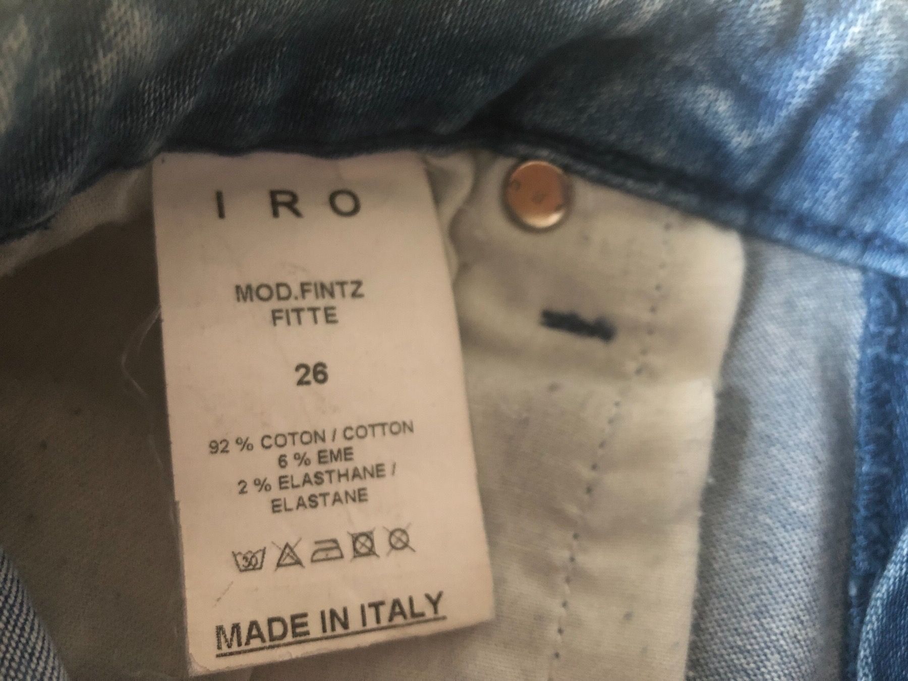 Iro Jeans: IRO Jeans – Nuovo (secondo la descrizione) da Zuerich venduto da Koralle8 2