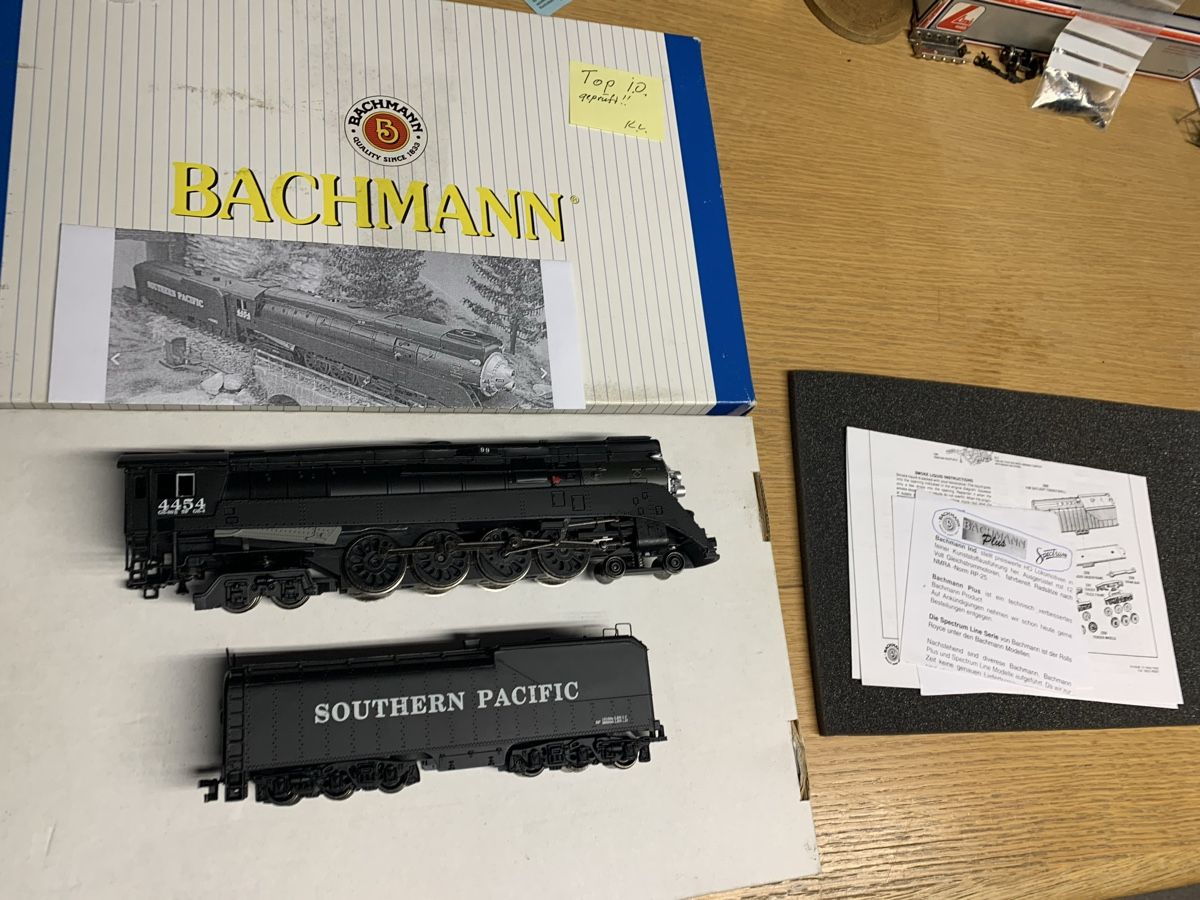 Modelleisenbahnen: Bachmann USA Dampflok DC,analog,Black Silver,H253 – Gebraucht aus Winden von EmilNeu 3