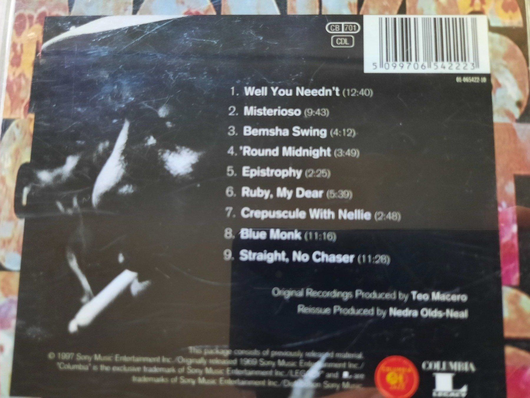 CDs: Cd Monk - Greatest Hits – D'occasion à Pully par bro_n52j 2