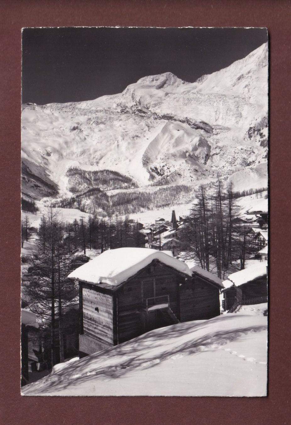 Cartoline postali: SAAS-FEE - Alphubel - 1964 – Usato da Pully venduto da nicecards-shop