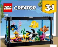 Lego Creator 3 en 1 - aquarium 31122 - complet