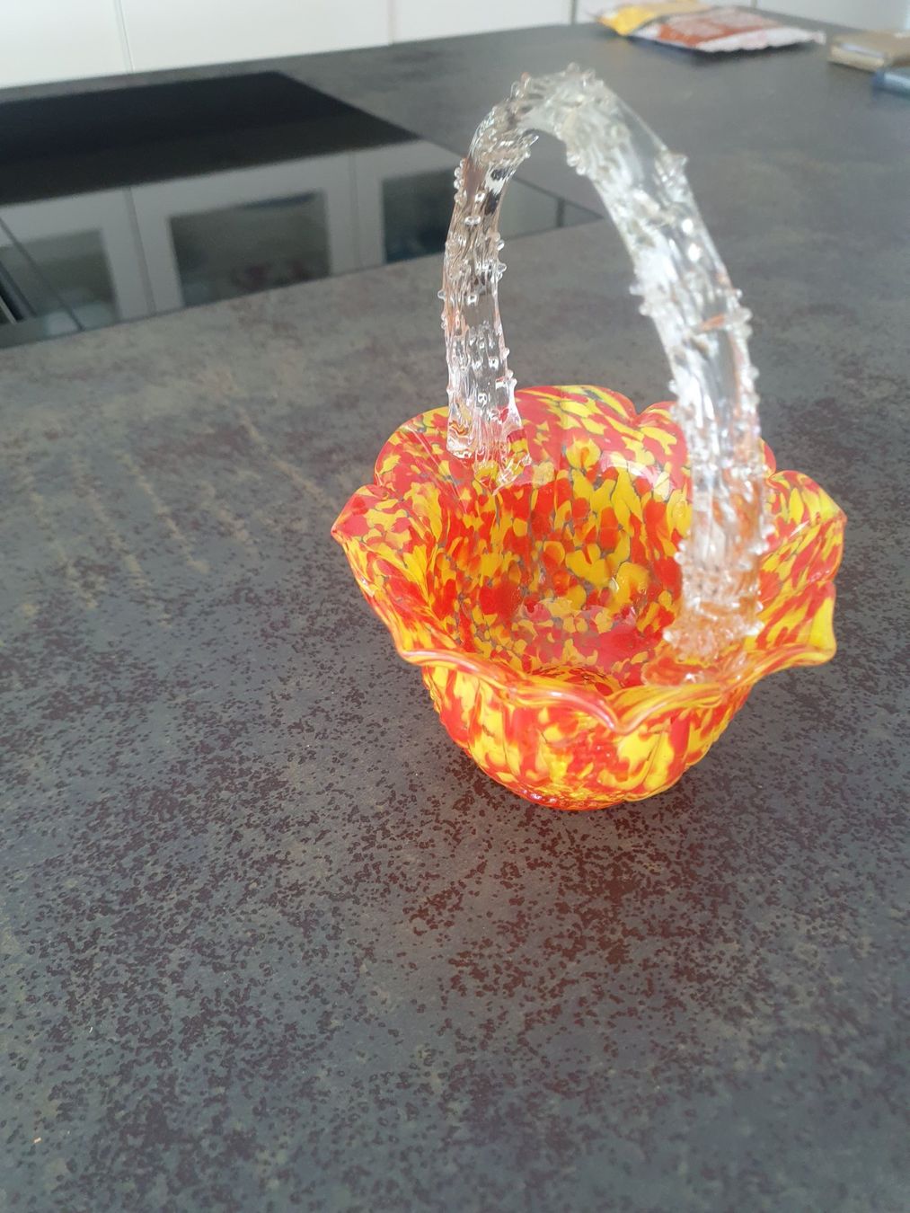 Murano Bicchieri: Murano - Glaskorb mit Griff – Usato da Reinach venduto da 3Guggerli 3