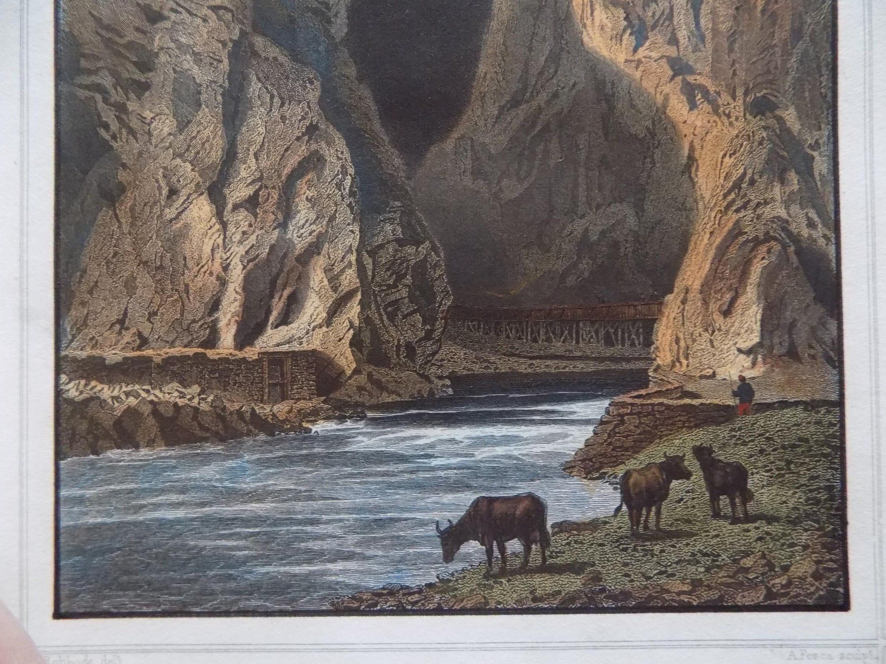 Incisioni: Gorge du Trient Valais – Usato da Risch venduto da Antikfee 3