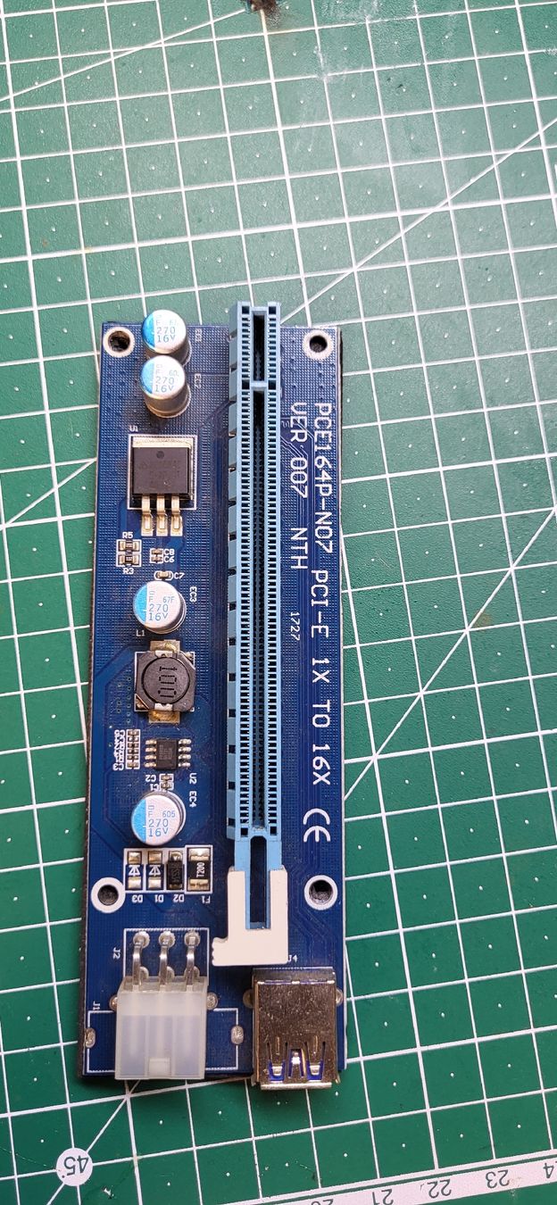 Coin Miner: Adaptateur PCI-E vers USB 3.0 Mining 1X à 16X – Usato da Düdingen venduto da boascompras 1