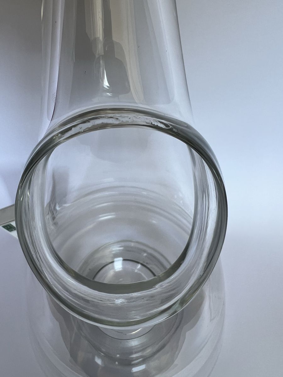 Glasi Hergiswil Caraffe: Design Dekantierkaraffe Glasi Hergiswil Robert Niederer – Nuovo (secondo la descrizione) da Oberhofen Thun'see venduto da SwissTreasure 3