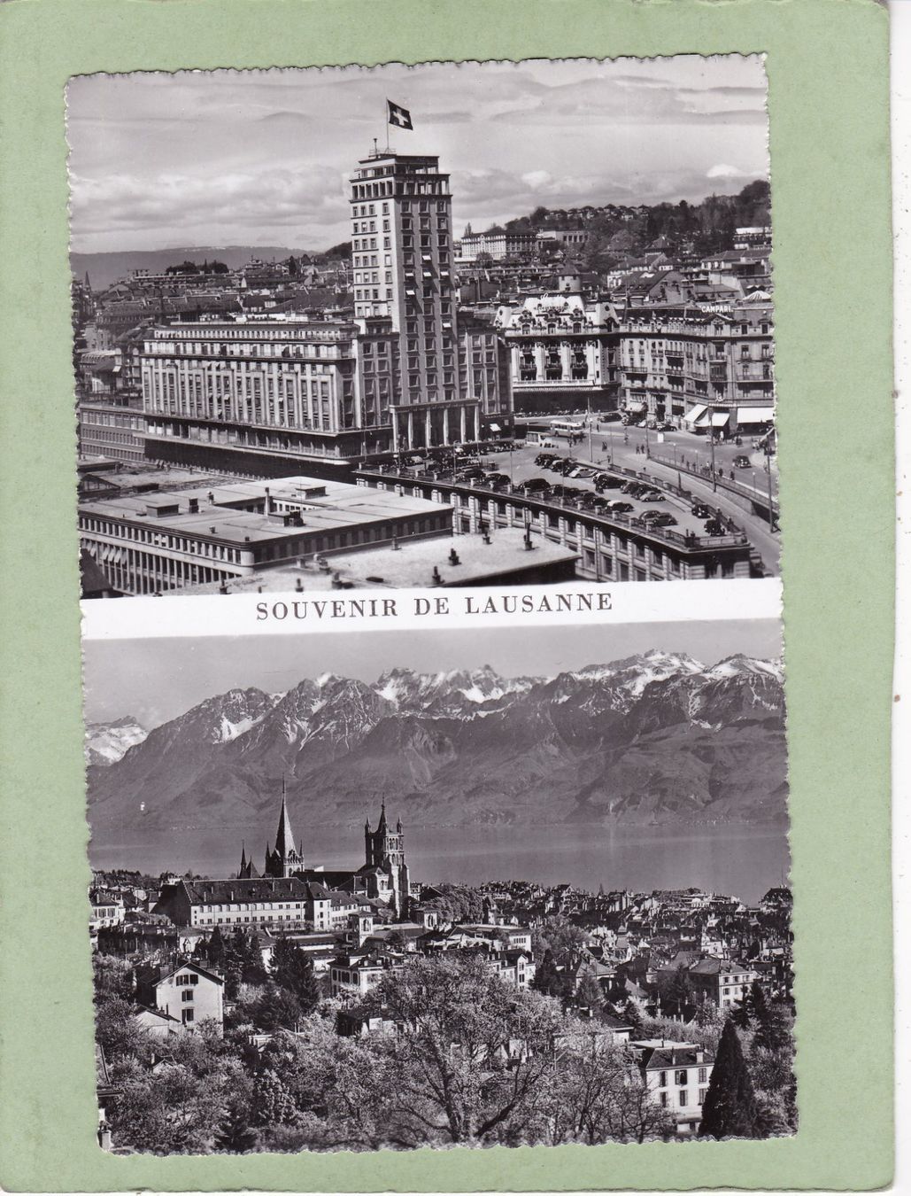 Cartoline postali: Lausanne 1956 – Usato da Herisau venduto da Lisegrat2008