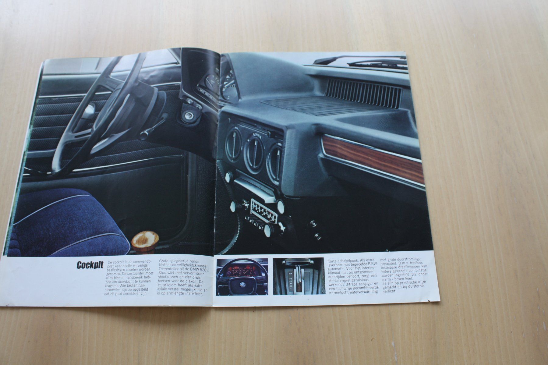 BMW Documenti: BMW 520/520i Prospekt Model E12   8/1972  NL – Usato da Wikon venduto da erwin400 3
