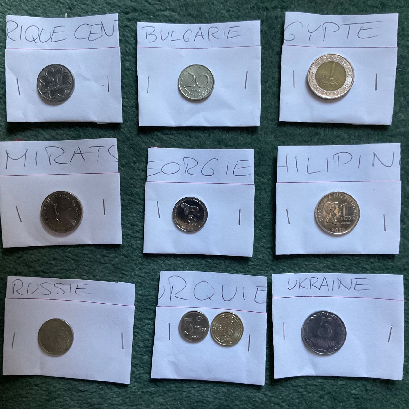 Tutti le monete: Divers pays – Usato da Carouge GE venduto da Petronille5 1