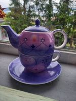 Teekanne mit Teetasse kombiniert