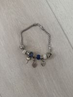 Schmuck Armband mit Anhänger, silberfarben, charmant!