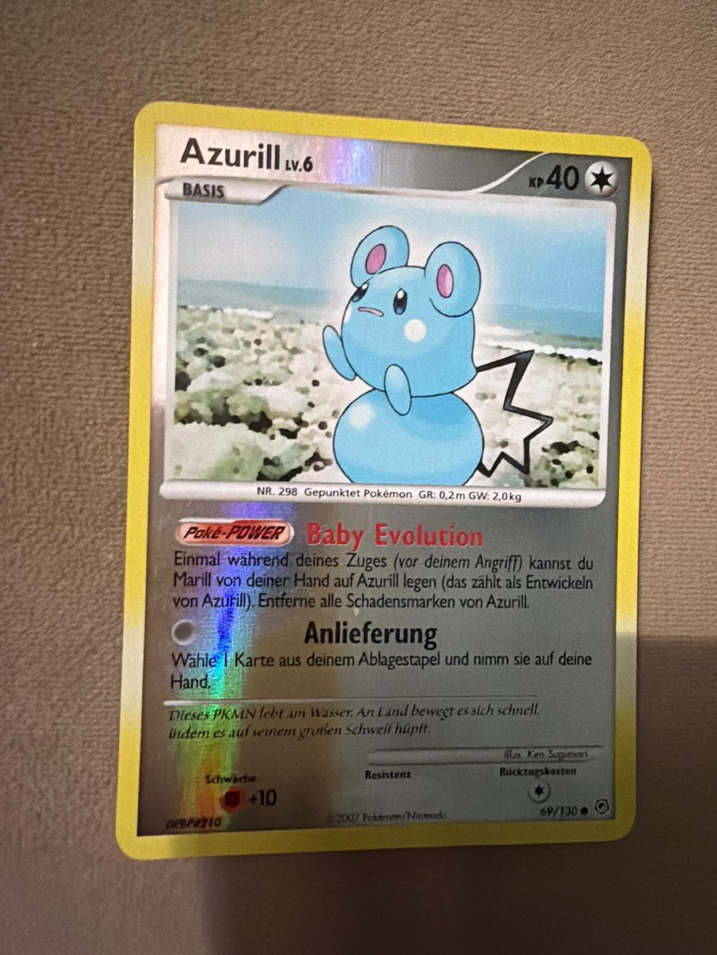 Pokémon Carte collezionabili: Pokemon Azurill 69 / 130 – Usato da untersiggenthal venduto da stephanymar