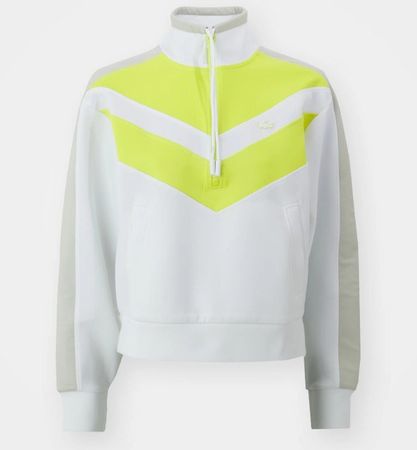 LACOSTE Sweatshirt Halfzip white/firefly hammam -S- (100432)