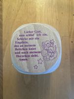 Holzwürfel mit Gebet und Engel, neu