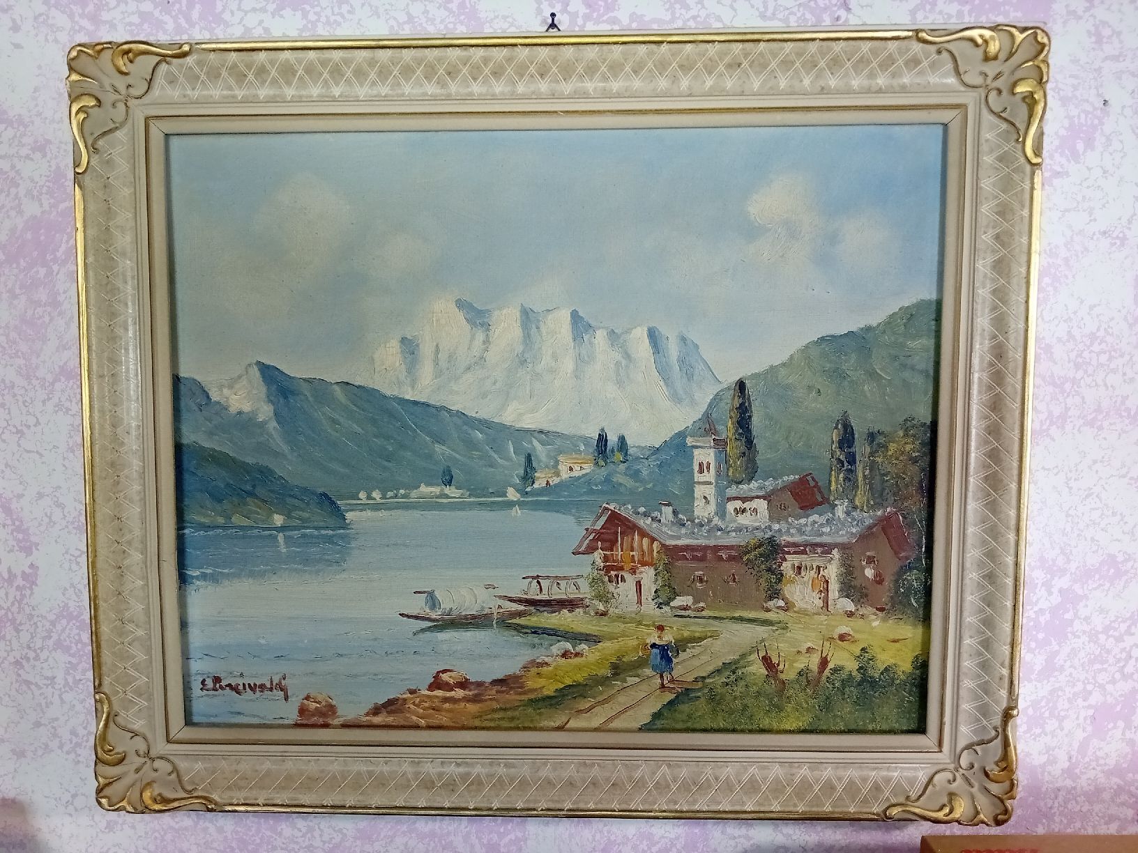 Gemälde: Dipinto Olio su tela Ettore Percivaldi – Gebraucht aus Biasca von Old_6blh