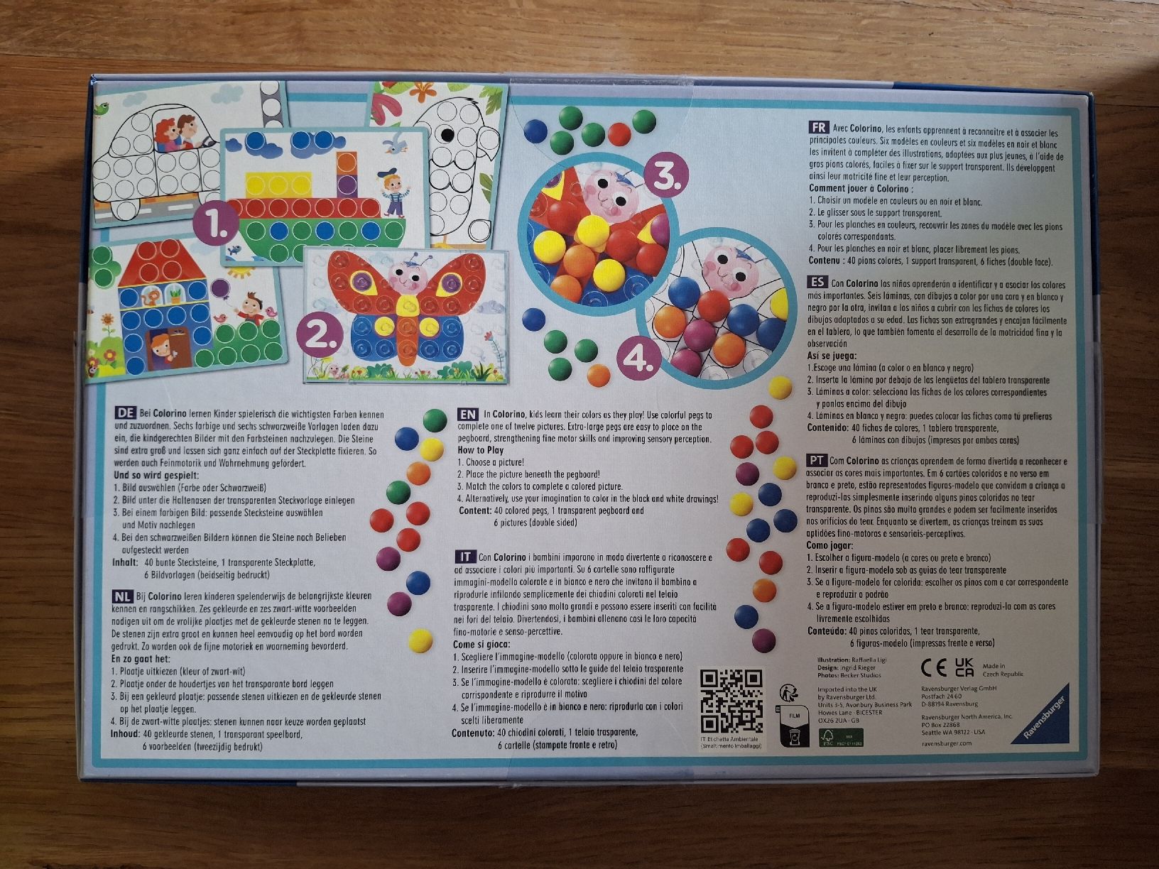 Ravensburger Giochi: Ravensburger Colorino Steckspiel – Usato da Zürich venduto da Vordermannd86 1