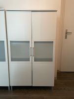 Schrank weiss mit Glastüren Einlegeböden gebraucht