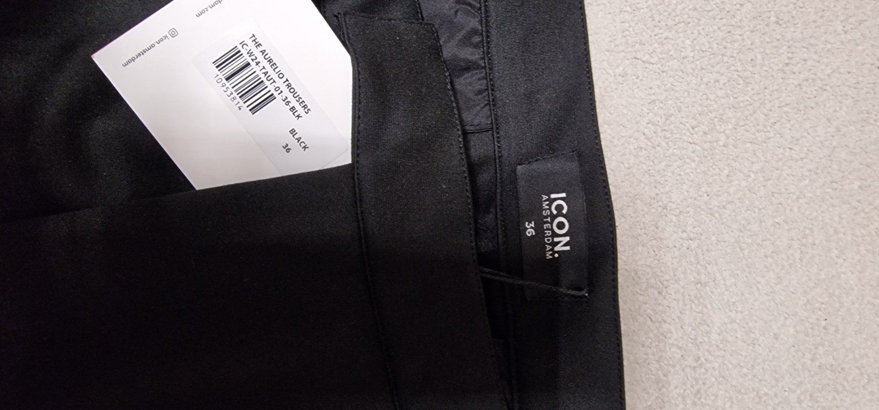 Icon Pantaloni: Pantalon chic Icon Amsterdam, taille 36 – Nuovo e nell'imballaggio originale da Bassecourt venduto da scorpio_29 1
