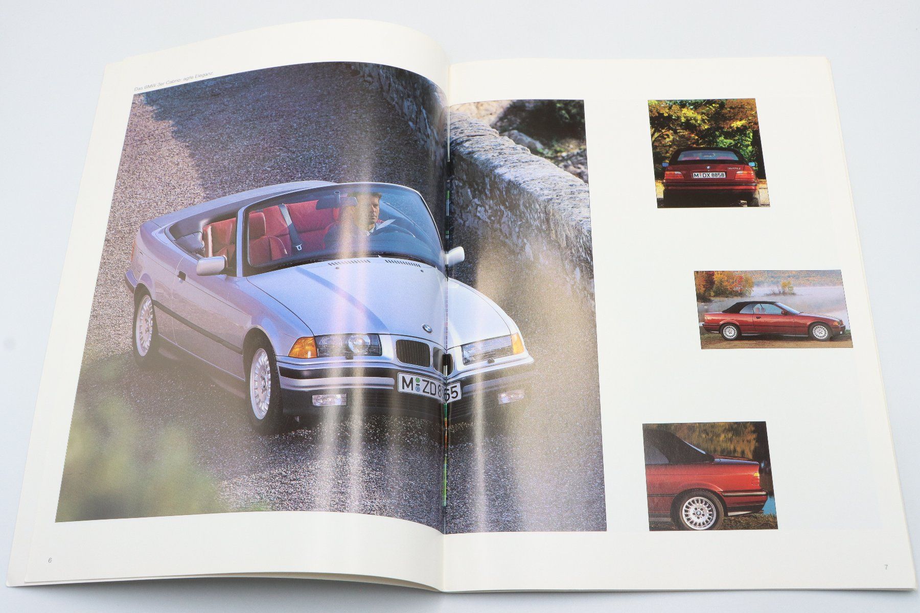 BMW Dokumente: BMW 3er Cabrios 1993 Prospekt – Gebraucht aus Bühl b.Aarberg von Collectorpassions 4