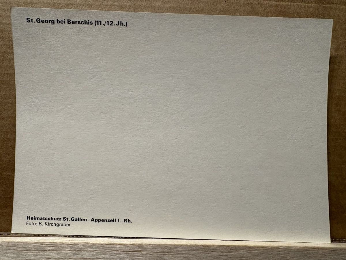 Cartoline postali: AK von St. Georg bei Berschis – Usato da Rümlang venduto da Kartenpost1 1