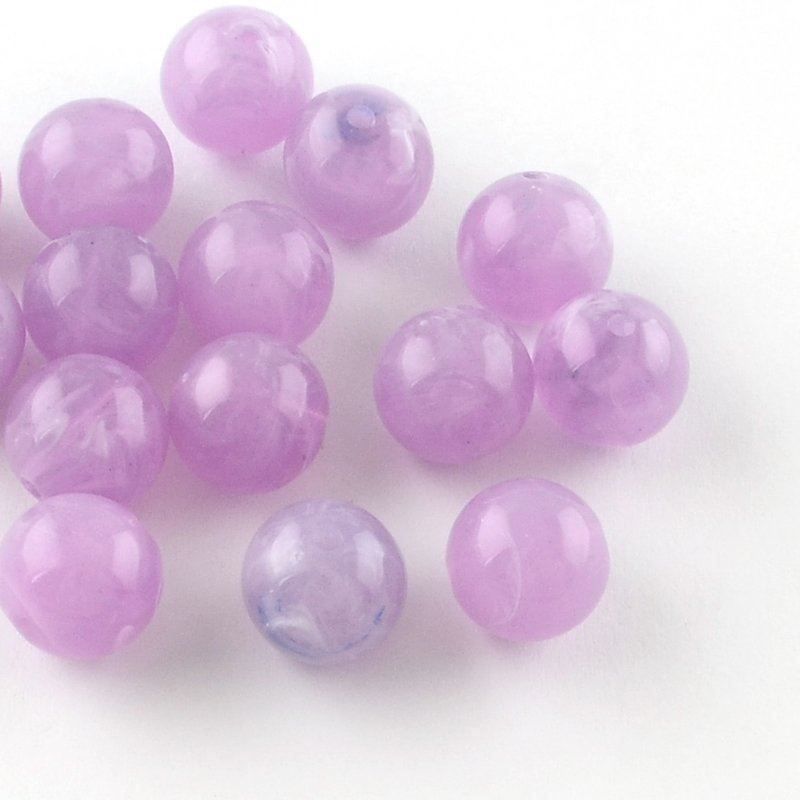 Perle (finte): Acrylperlen Flieder 6mm / 100St. / Aktion – Nuovo (secondo la descrizione) da Rüegsau venduto da Tausendfreund