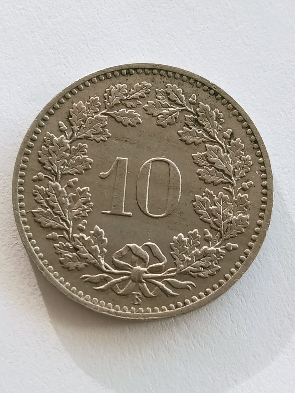 Tutti le monete: 1884    10 Rp.  Schweiz   vorzgl. – Usato da thoerigen venduto da grimselcat 1