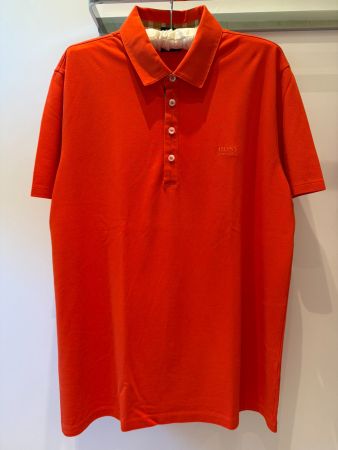 HUGO BOSS Poloshirt in Rot-Orange, Grösse L
