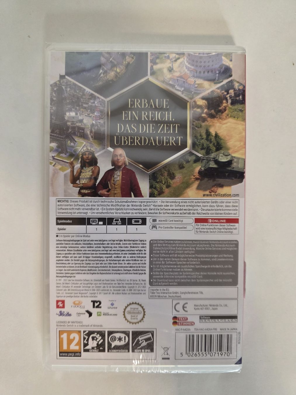 Spiele: Sid Meier's Civilization VI Nintendo Switch neu – Neu und originalverpackt aus Ehrendingen von lax21 1