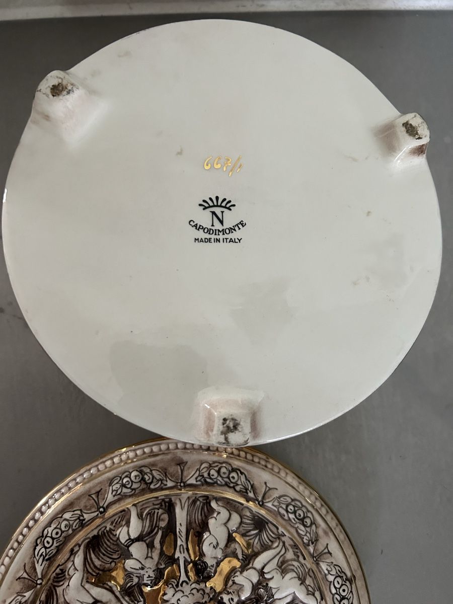 Coupes: Traumhafte Capodimonte Porzellan Dose – Neuf (Voir description) à Hofstetten SO par Treasurefinds 5