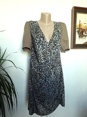 Robe cache-cœur IKKS – Imprimé– Taille M