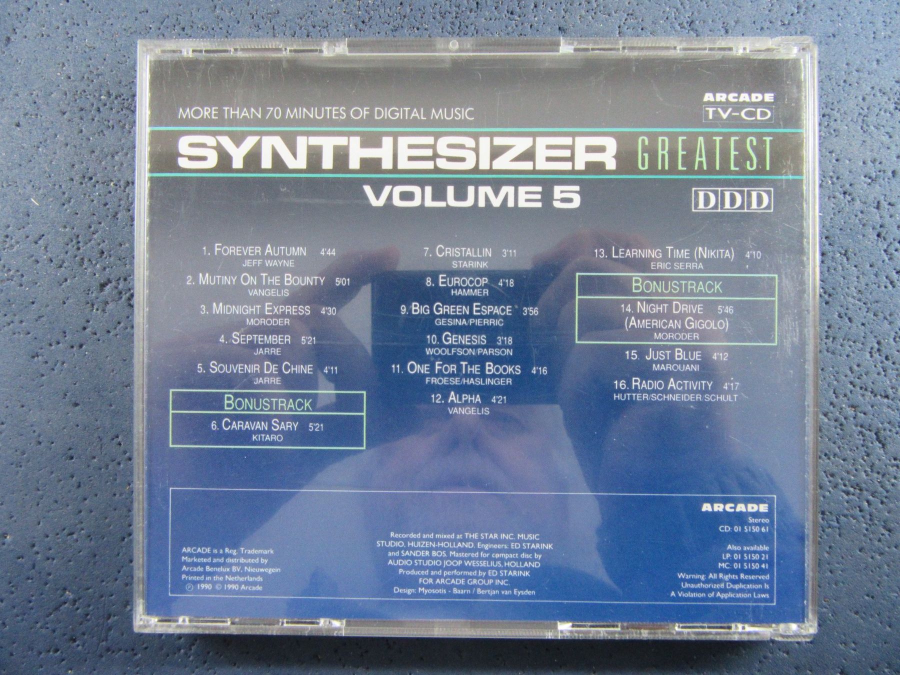CDs: SYNTHESIZER GREATEST VOL.5 CD – Gebraucht aus Ettingen von Hausi4711 2