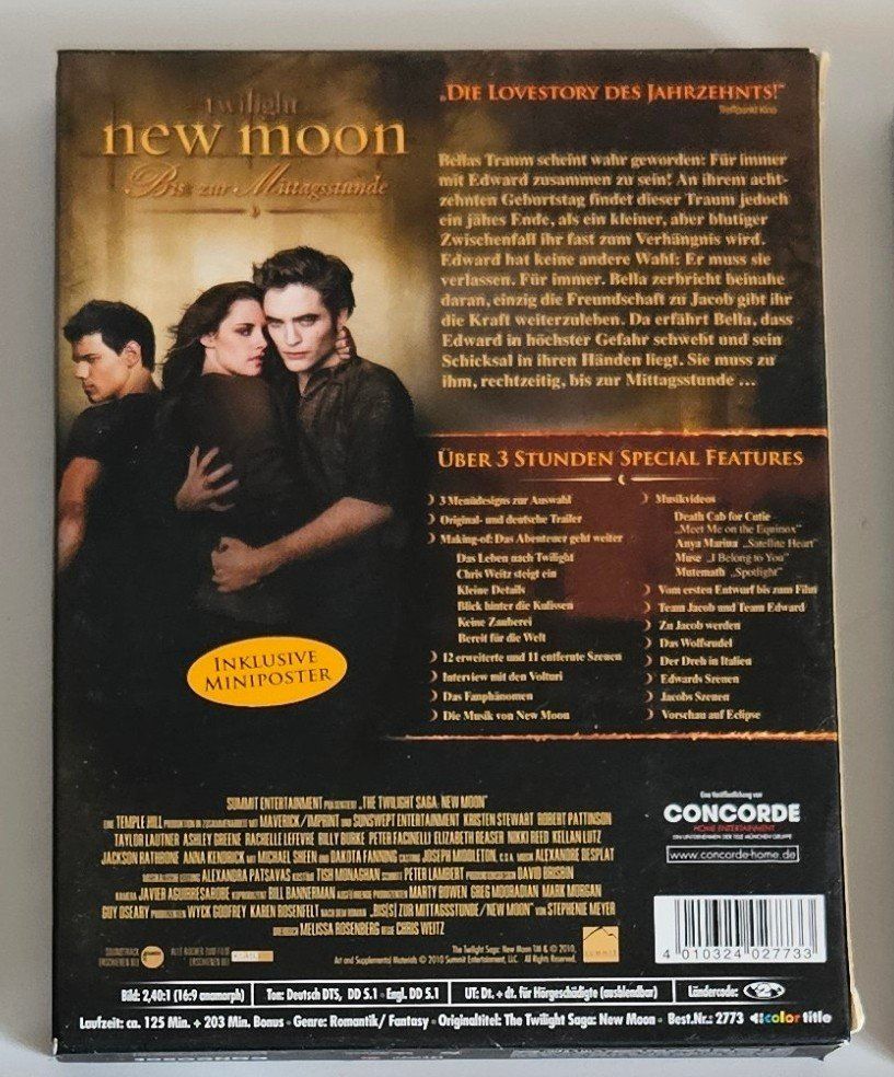 Die Twilight Saga - 5 DVDs + 4 DVDs Bonusmaterial (Gebraucht) in St ...
