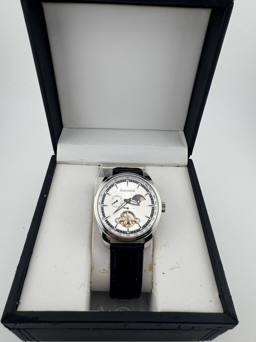 Orologi: Grosse herrenuhr automatic Mondphasen 43 mm full set – Nuovo (secondo la descrizione) da Biel/Bienne venduto da Olin.ka 8