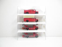 Brekina H0 LKW Set mit 4 Feuerwehr-Modellen