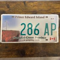 🇨🇦 Autoschild, Prince Edward Island 286 AP - Kanada