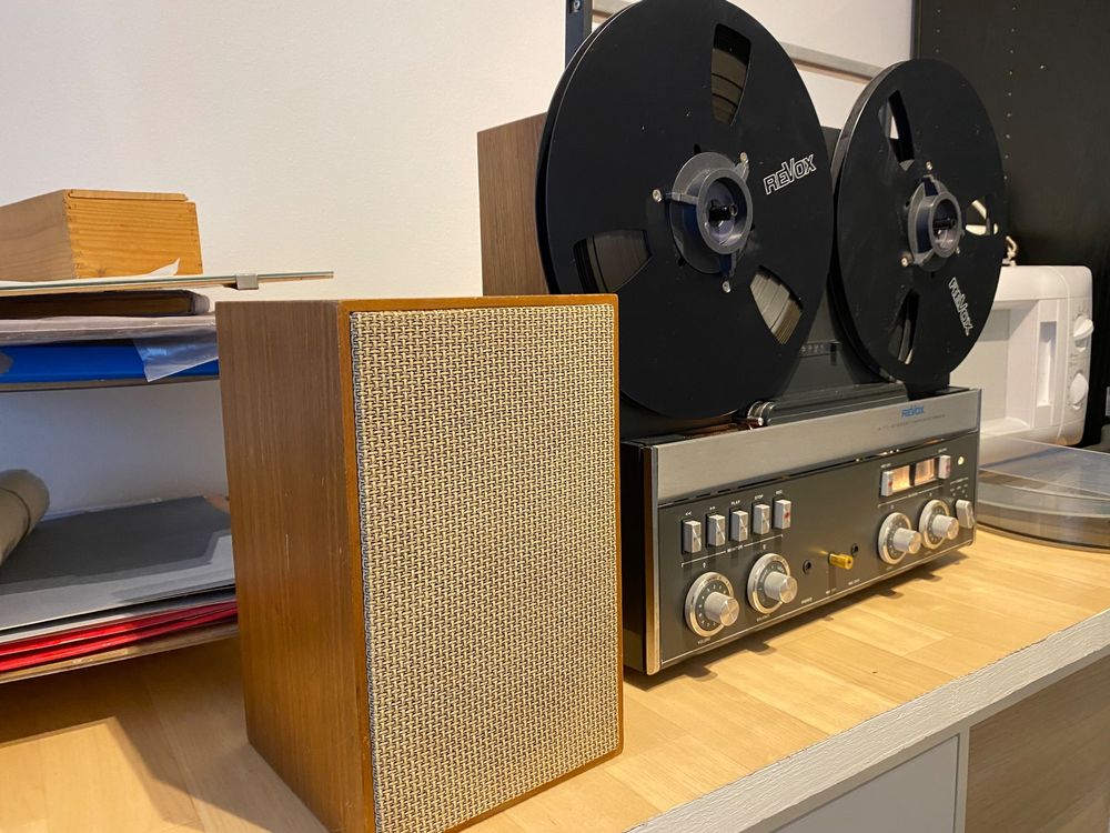 Superbe magnétophone à bande REVOX A77 version 2 pistes 9,5 et 19 cm