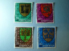 1979 Pro Juventute Gemeindewappen ET Vollstempel J269-272