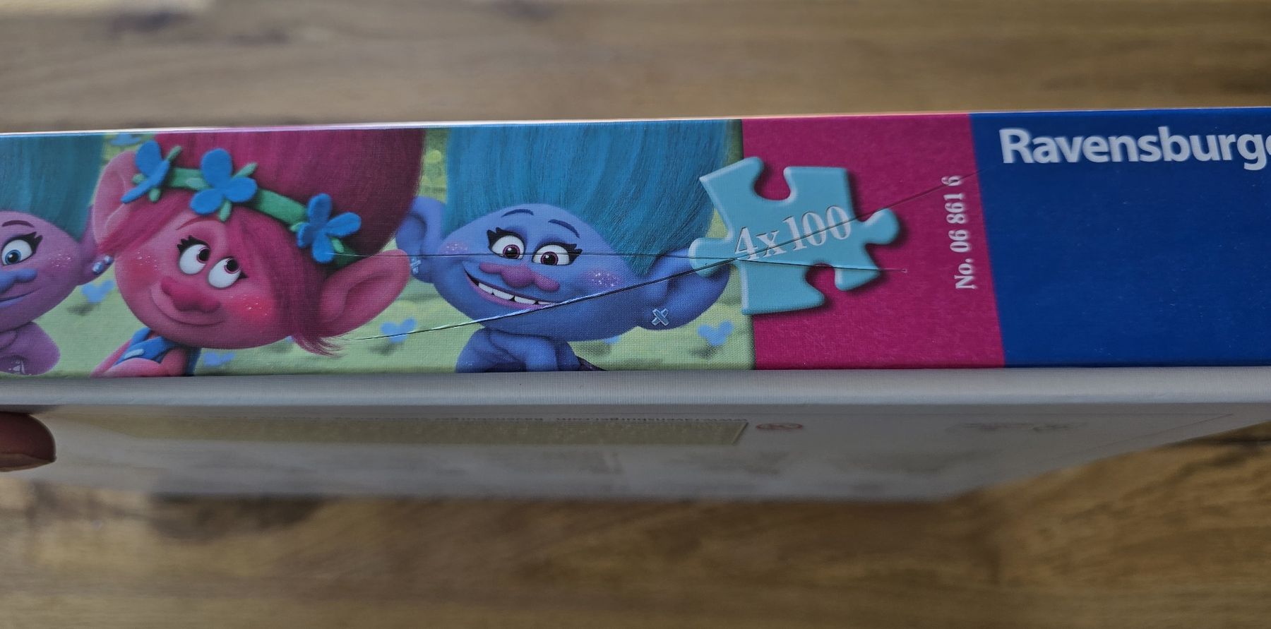 Ravensburger Puzzle: Puzzle Trolls 4 x 100 Teile – Usato da Arisdorf venduto da slangel 3