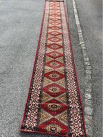 Wunderschöner roter Läufer Teppich - orientalisch gemustert