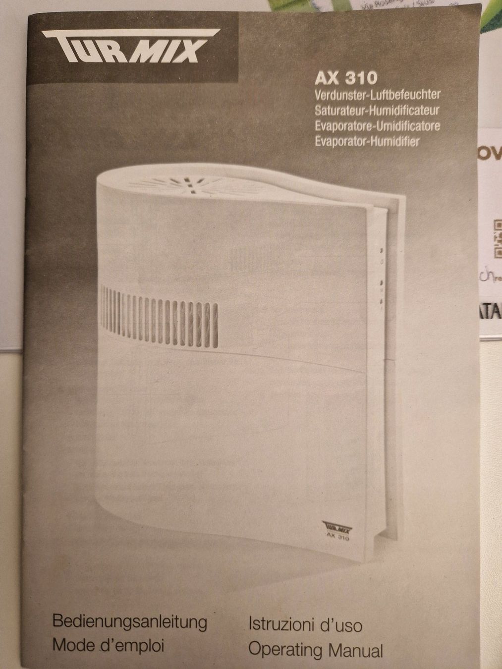 Turmix Umidificatori d'aria: Turmix Luftbefeuchter-Verdunster AX 310 – Usato da Horgen venduto da ren_65gp 5